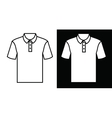 tshirt icon vector image vector image