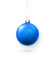 blue green yellow and red christmas ball xmas vector image