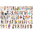 set people character vector image