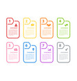 infographic design business concept vector image
