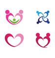 love family logo and symbols template icons app vector image