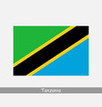 tanzania tanzanian national country flag banner vector image