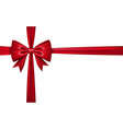 gift bow tie vector image