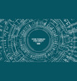 abstract futuristic technological background vector image