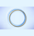 blue background with a wavy transparent circle vector image
