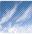 blue diagonal mosaic in sky effect vector image
