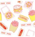 fast food vector image