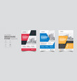 corporate business flyer poster pamphlet brochure vector image