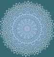 ethnic fractal meditation mandala vector image