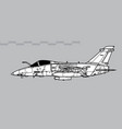 amx international a-11 ghibli vector image vector image