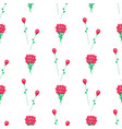 wrapping paper design with red flowers vector image vector image