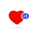 like counter comment follower and notification vector image