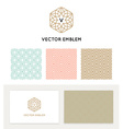 set of graphic design elements vector image