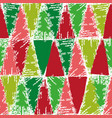 Cold christmas color stamp pattern Royalty Free Vector Image