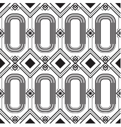 Abstract geometric seamless monochrome Royalty Free Vector