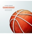 basketball championship vector image