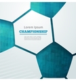football championship vector image vector image