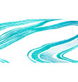 blue brush stroke texture with japanese ocean vector image vector image