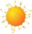 yellow smudge vector image vector image