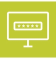 system password vector image