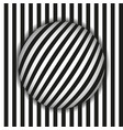 images in the style op art black and white vector image vector image