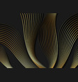 luxury golden black wallpaper art deco pattern vector image vector image