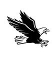 screaming eagle side retro vector image