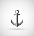 ship anchor logo vector image