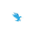 eagle hunts holds prey claws logo icon vector image