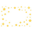 background with stars cartoon image of night vector image