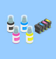 3d isometric flat conceptual vector image vector image