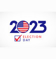 2023 election day usa vector image
