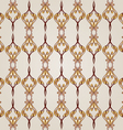 vertical seamless floral pattern brown henna vector image