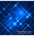 bright technology background vector image