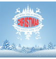 christmas background vector image vector image