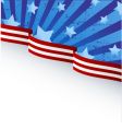 usa flag theme vector image vector image