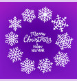 winter holidays greeting card template vector image