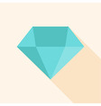 big blue diamond vector image