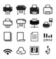 Glossy icons Royalty Free Vector Image - VectorStock