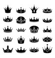 monarch medieval royal crown queen king lord vector image vector image