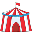 Circus tent cartoon Royalty Free Vector Image - VectorStock