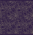 vintage floral seamless pattern vector image
