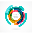 abstract colorful background infographic vector image