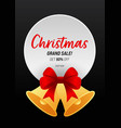 christmas sale promotion concept banner vector image