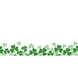 clover seamless background vector image