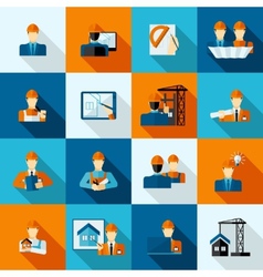 Engineer concept icon Royalty Free Vector Image