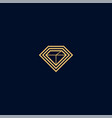 diamond logo design icon template vector image