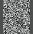 honeycomb seamless pattern vector image vector image