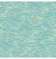 seamless abstract hand-drawn pattern waves vector image vector image