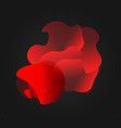 abstract muleta red silk fabric for bullfights vector image